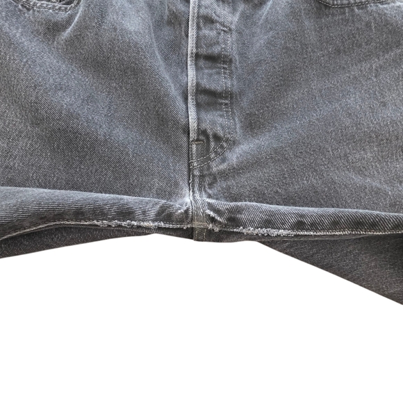 Levi’s 501 Button Fly Black Jeans 38x32 Made in Mexico | Vintage Straight Fit - Picture 6 of 12